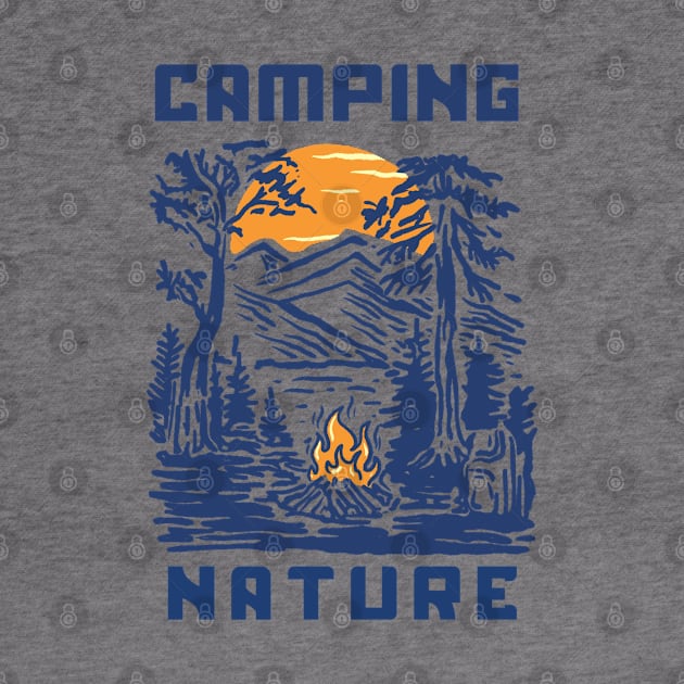 Camping on Nature Landscape by RiyanRizqi